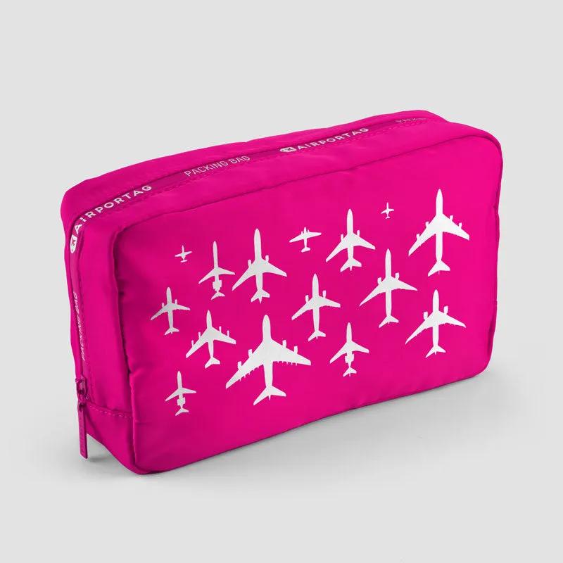 Planes Silhouettes - Packing Bag