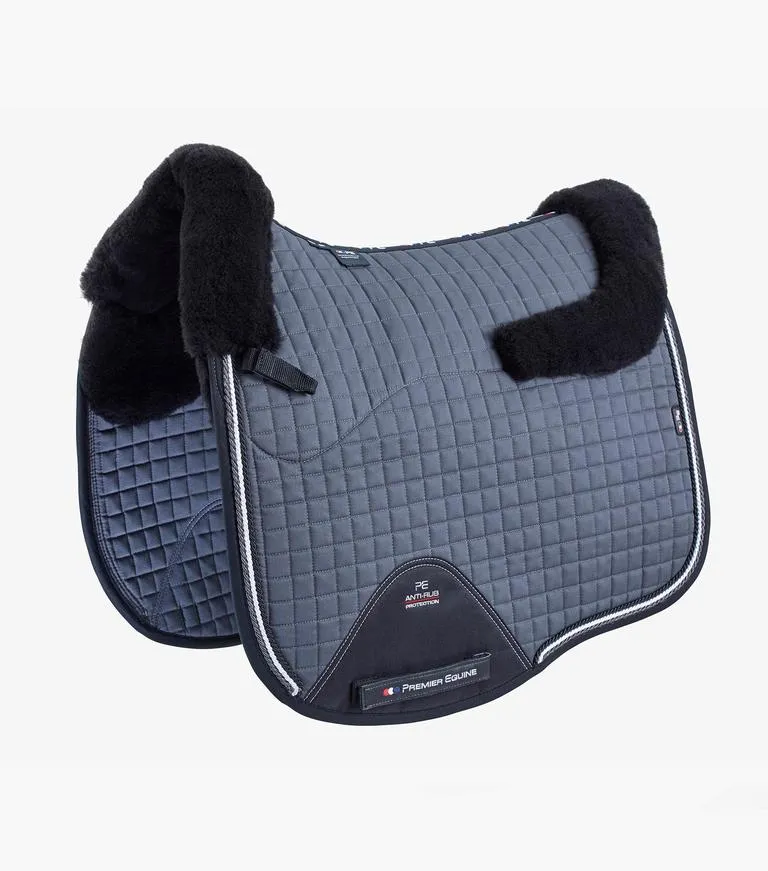 Premier Equine Close Contact Merino Wool European Saddle Pad - Dressage Square - full size