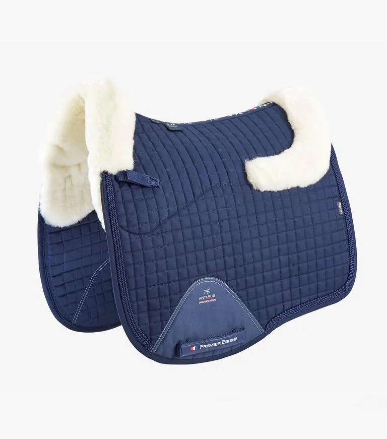 Premier Equine Close Contact Merino Wool European Saddle Pad - Dressage Square - full size