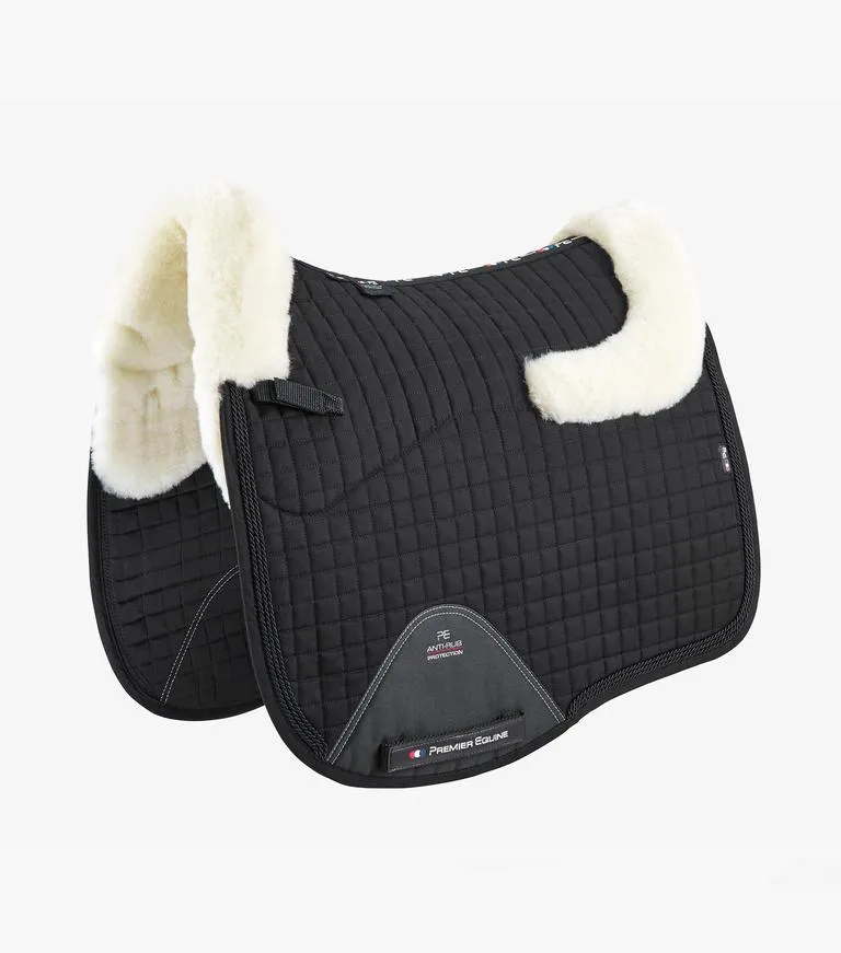 Premier Equine Close Contact Merino Wool European Saddle Pad - Dressage Square - full size