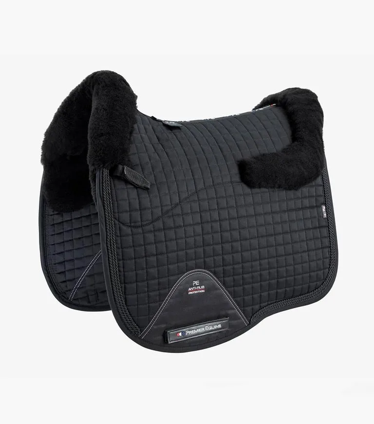 Premier Equine Close Contact Merino Wool European Saddle Pad - Dressage Square - full size
