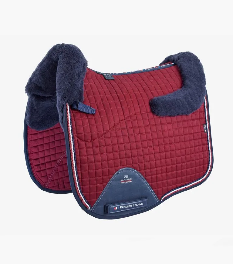 Premier Equine Close Contact Merino Wool European Saddle Pad - Dressage Square - full size