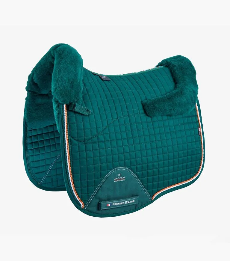 Premier Equine Close Contact Merino Wool European Saddle Pad - Dressage Square - full size