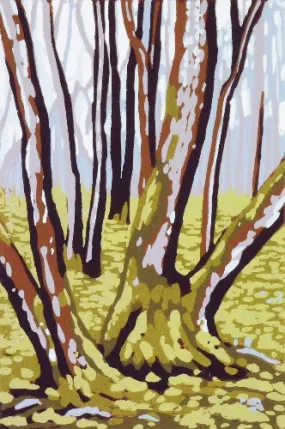 "Late Winter Moss" print by Alexandra Buckle