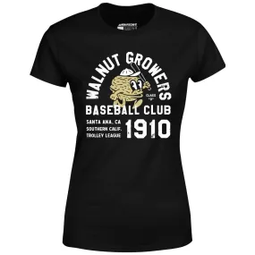 Santa Ana Walnut Growers - California - Vintage Defunct Baseball Teams - Women's T-Shirt