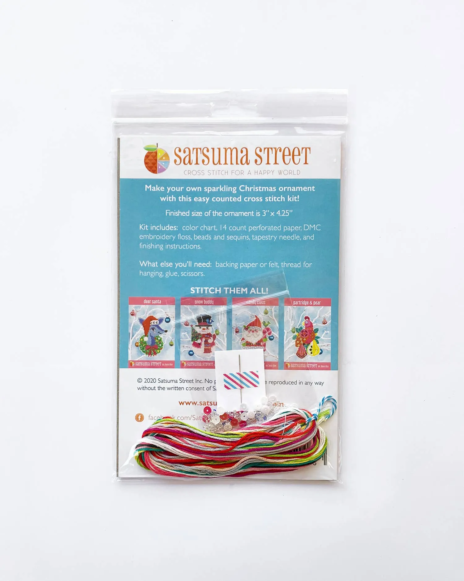 Snow Buddy - Cross Stitch Ornament Kit