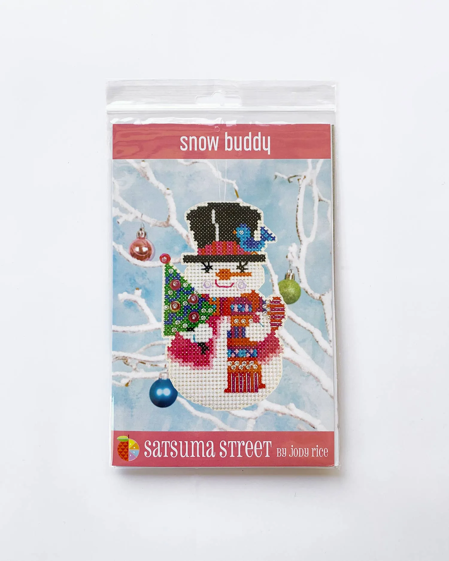 Snow Buddy - Cross Stitch Ornament Kit