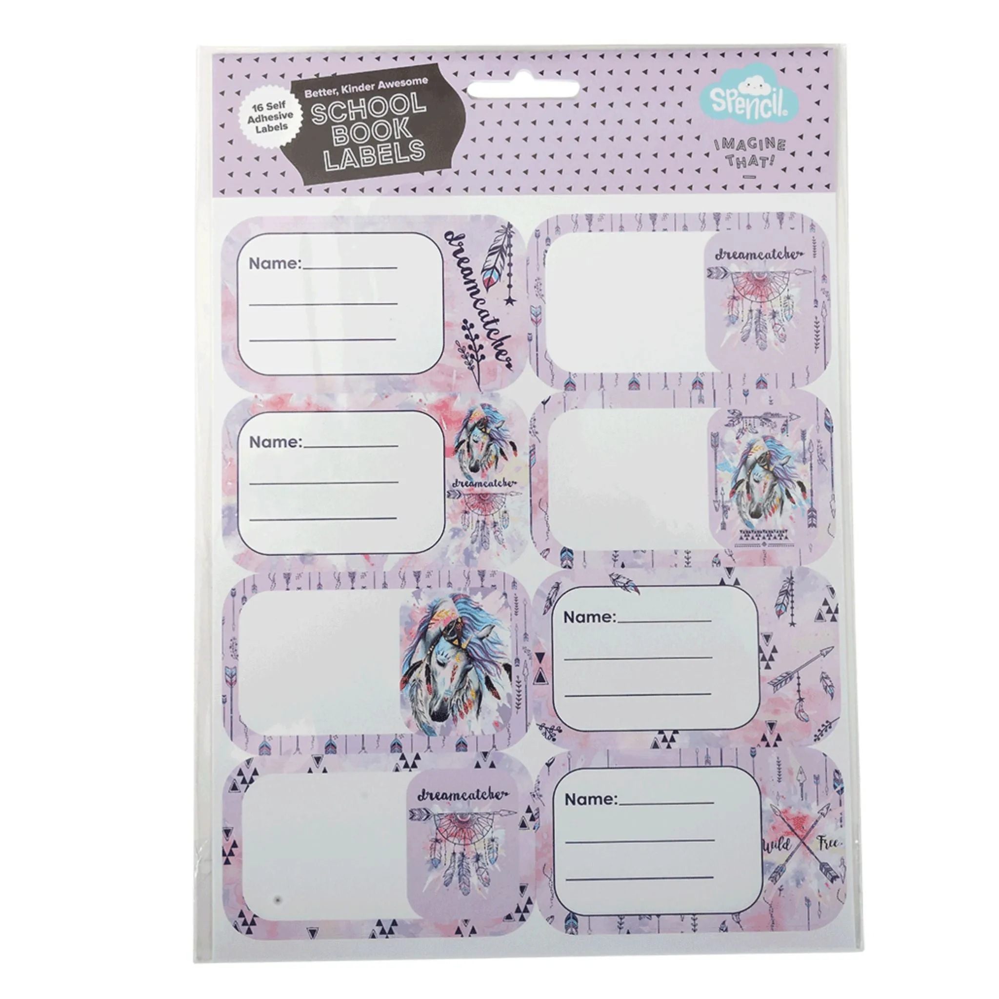 Spencil Dreamcatcher Horse Book Labels