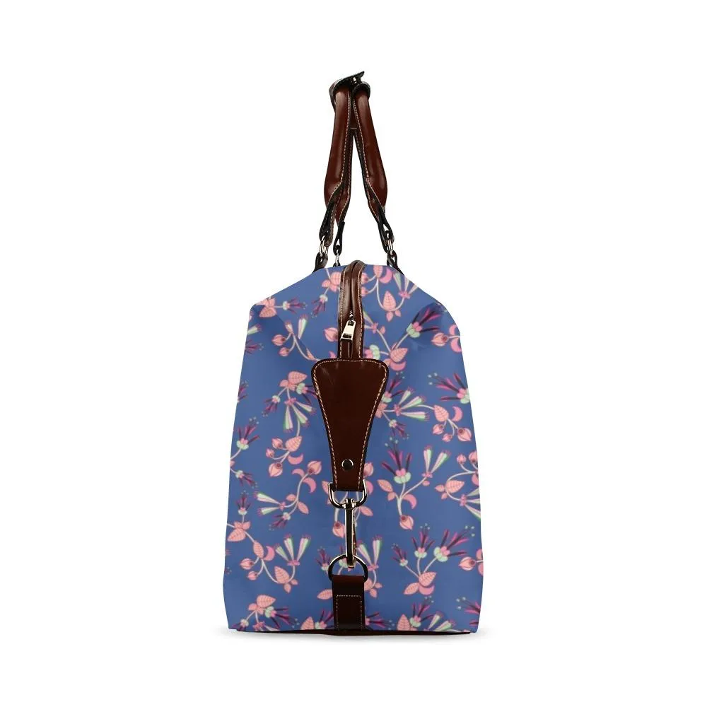 Swift Floral Peach Blue Classic Travel Bag