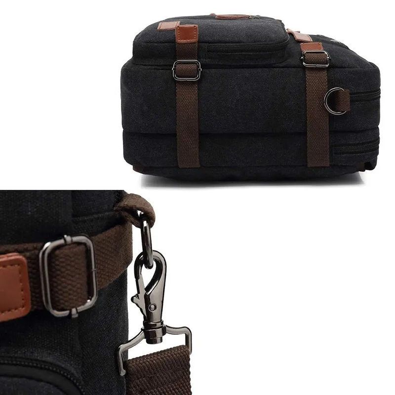 THE CLOWNFISH 3 in 1 Convertible Laptop Backpack | Messenger Bag | 15.6 inch | Grey