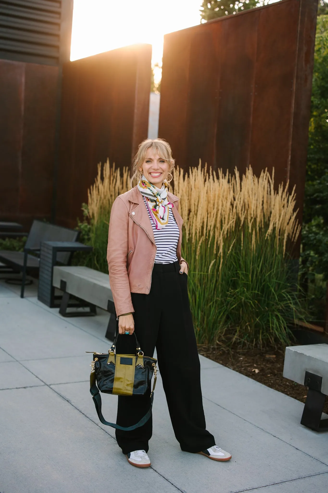 Urban Edge Collection | Coco Satchel   Crossbody | Iron Ore   Olive Leaf