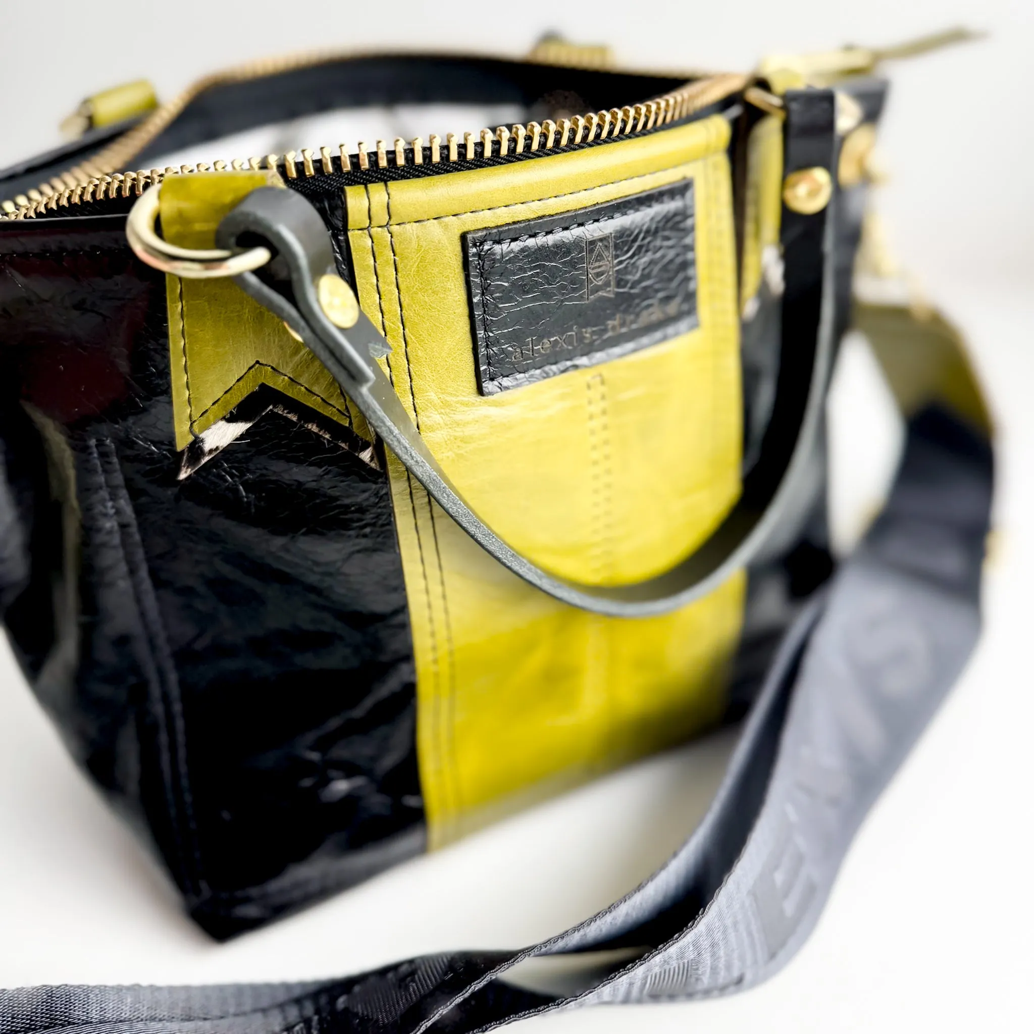 Urban Edge Collection | Coco Satchel   Crossbody | Iron Ore   Olive Leaf
