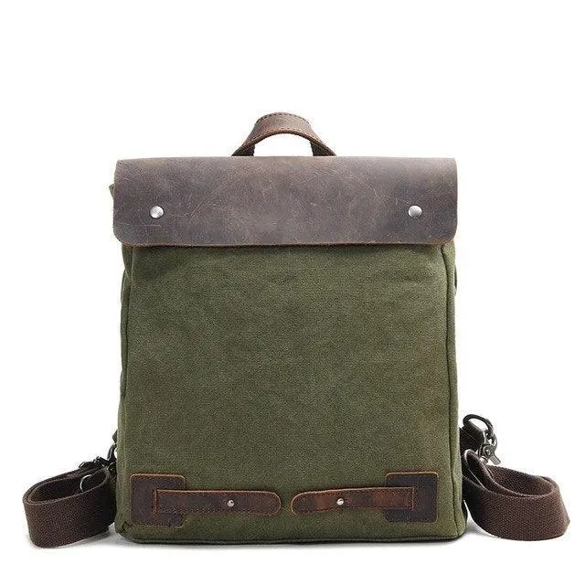 Vintage Canvas Outdoor Backpack for Hiking
