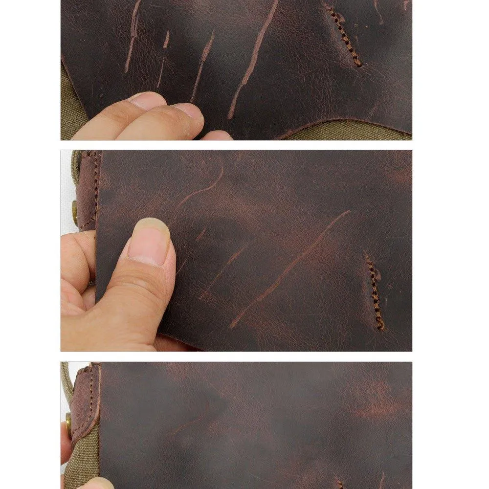 Vintage Canvas Outdoor Backpack for Hiking