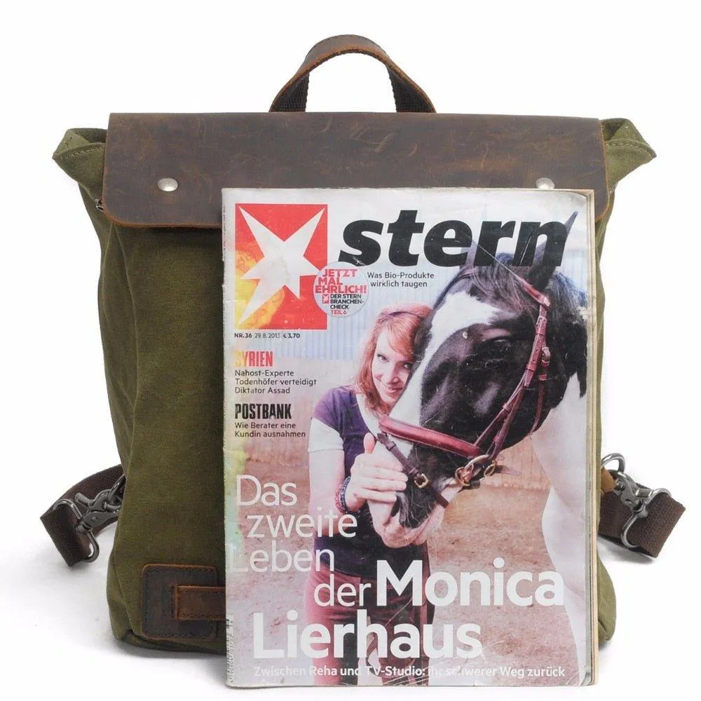 Vintage Canvas Outdoor Backpack for Hiking