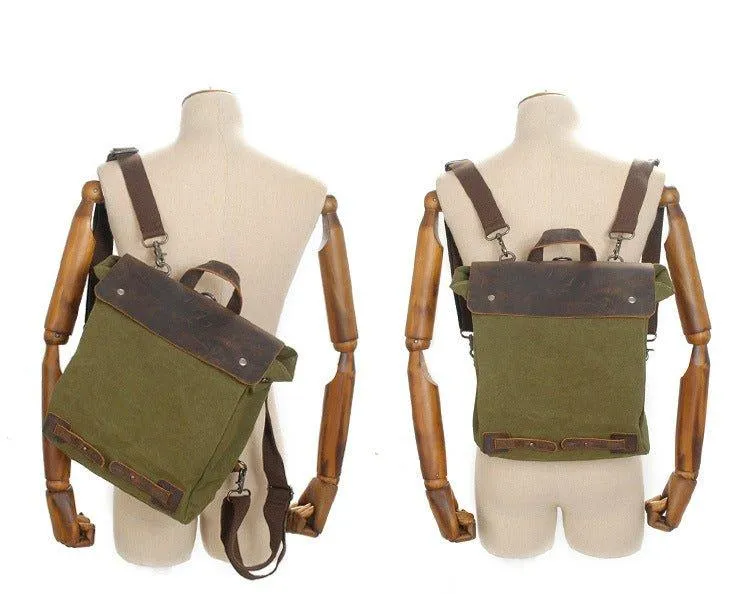 Vintage Canvas Outdoor Backpack for Hiking