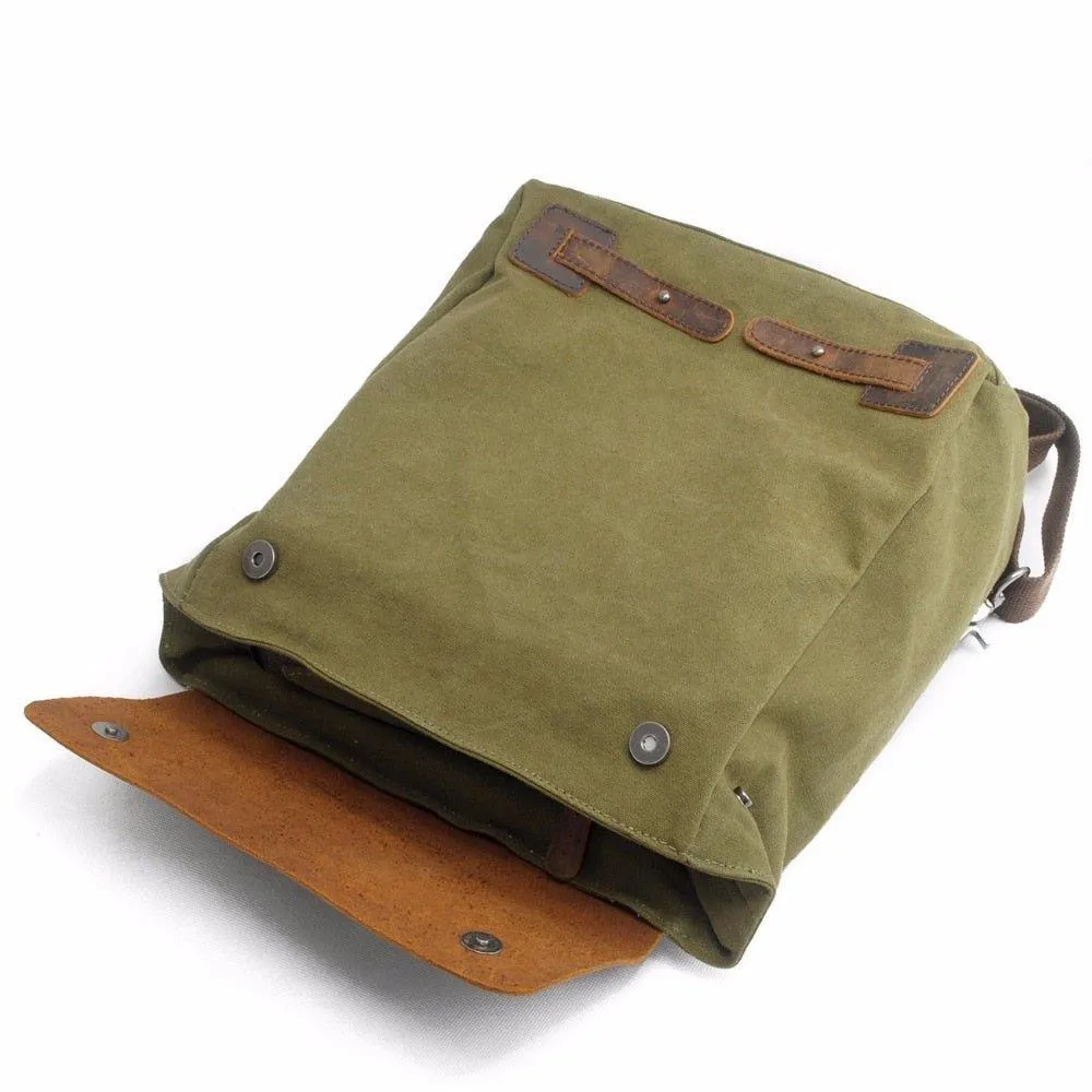 Vintage Canvas Outdoor Backpack for Hiking