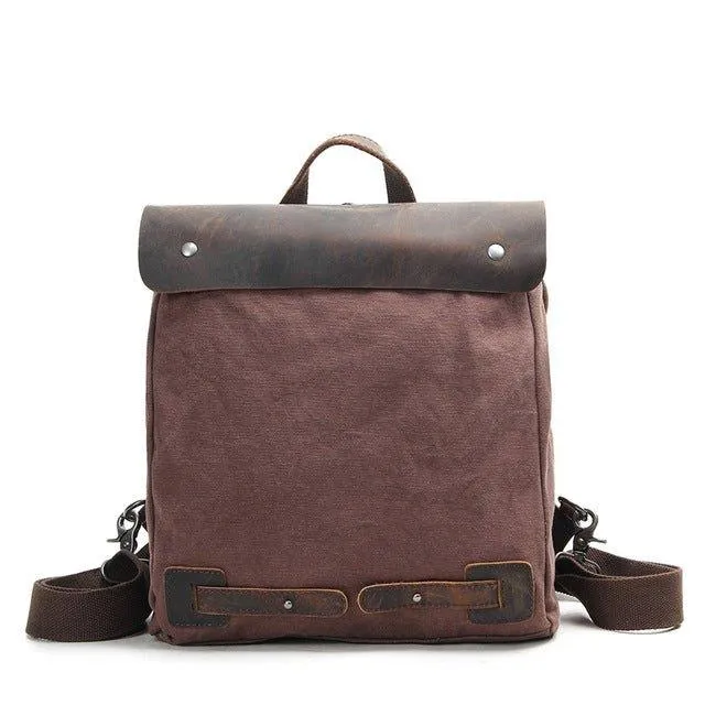 Vintage Canvas Outdoor Backpack for Hiking