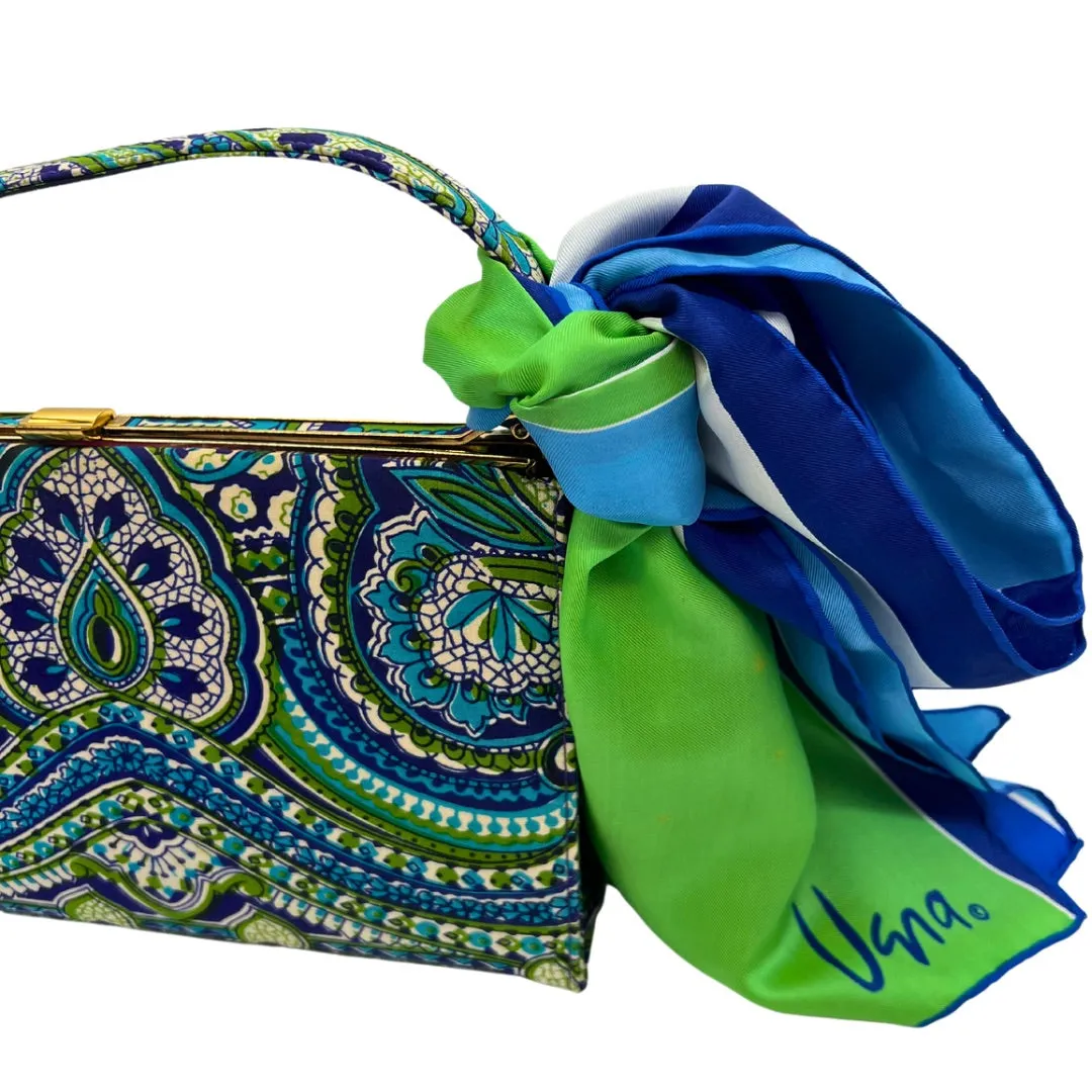 Vintage Patterened 60s Handbag