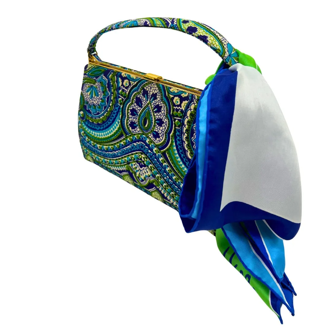 Vintage Patterened 60s Handbag