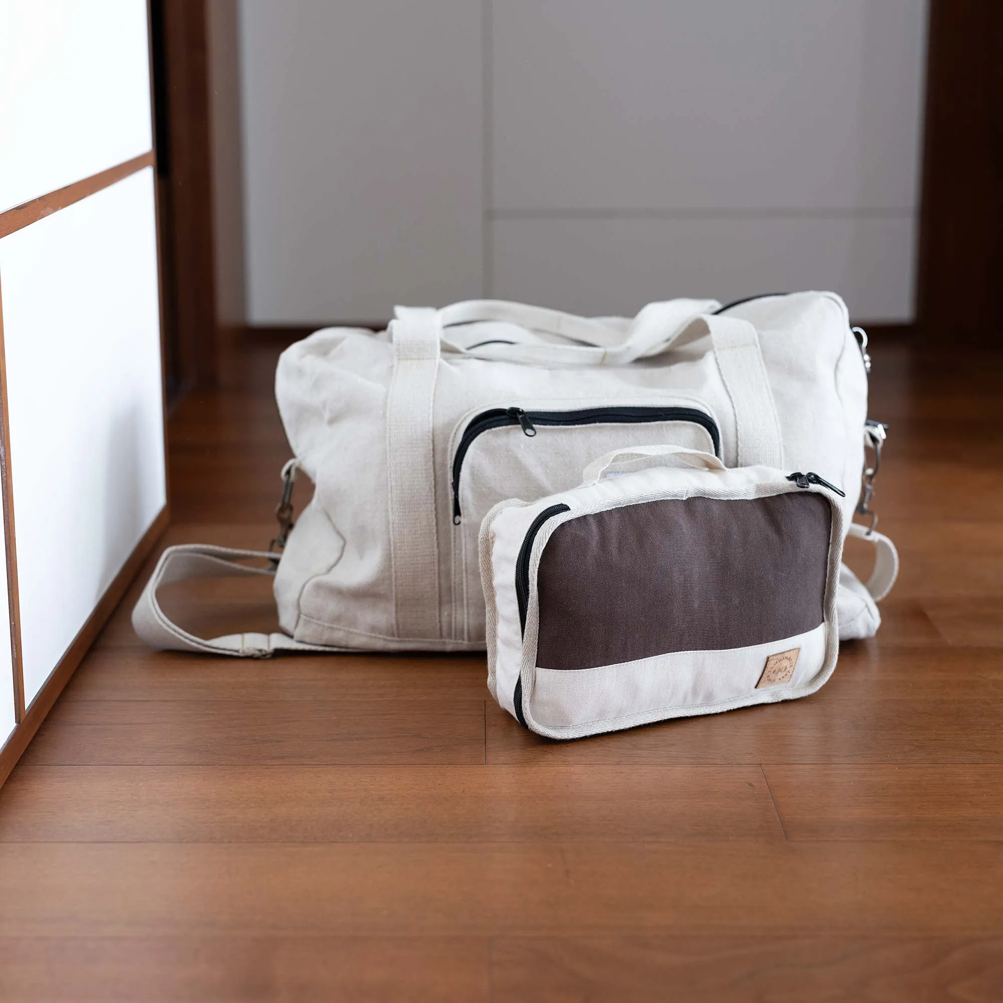 WORLD EXPLORER 100% Organic Hemp Duffel Bag (20x12.5x9) (Plastic-free)