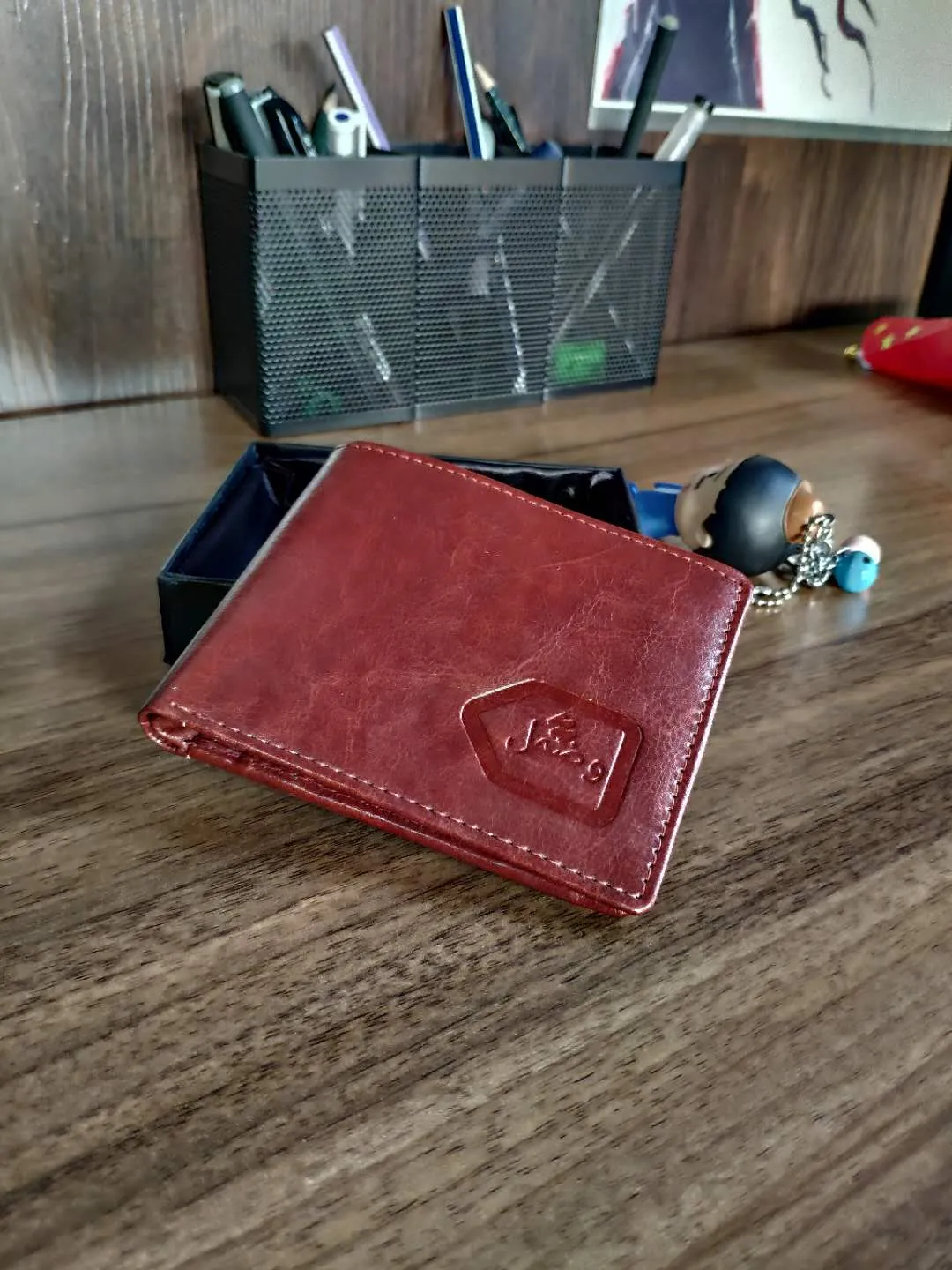 Wuzmal Slim Wallet for Men - Black/ Brown