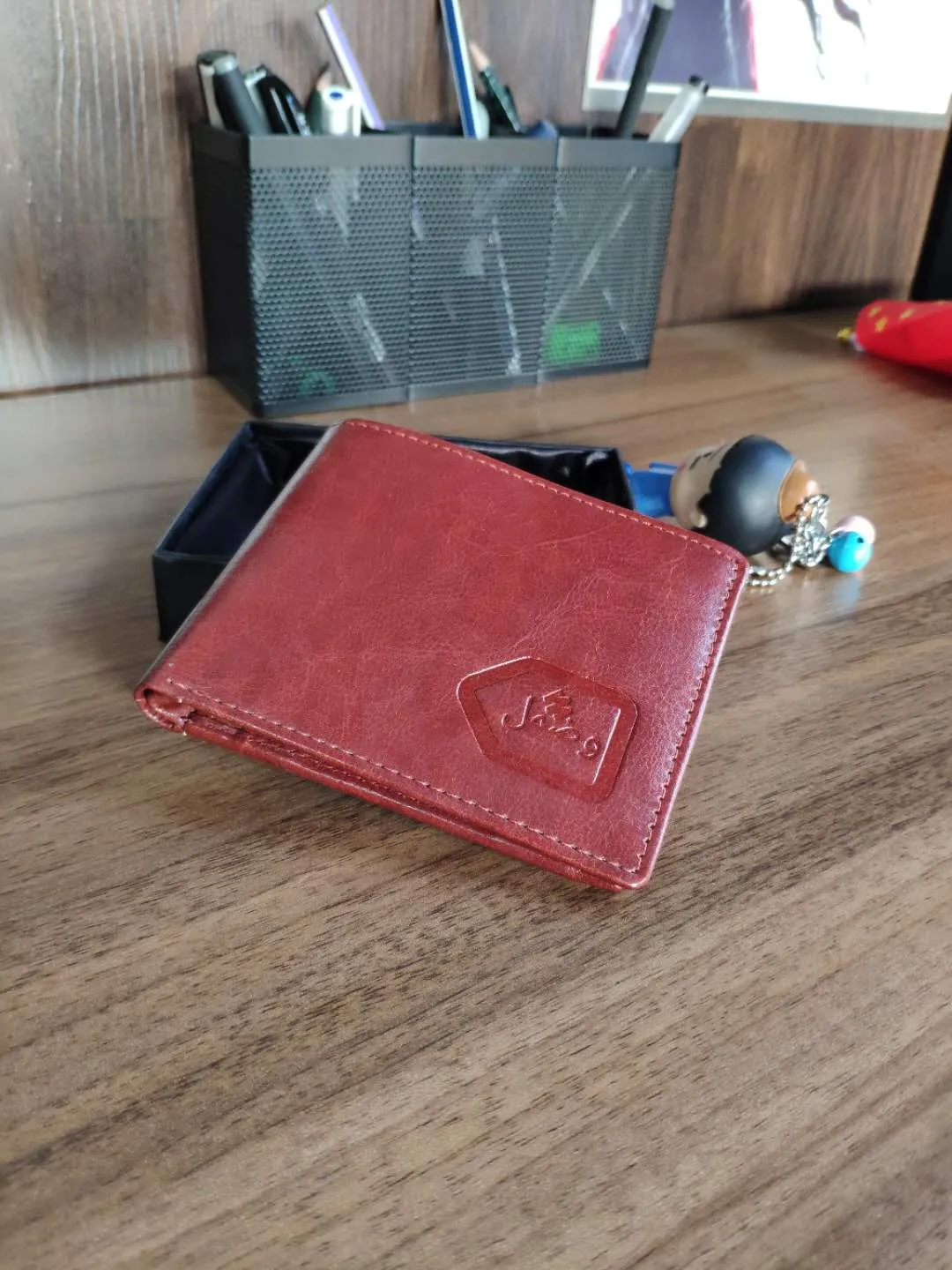 Wuzmal Slim Wallet for Men - Black/ Brown