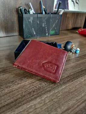 Wuzmal Slim Wallet for Men - Black/ Brown