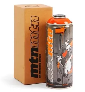 Zest Orange Spray Paint Can Artwork by Montana MTN x